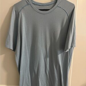 lululemon athletica Light Blue Short Sleeve Tee